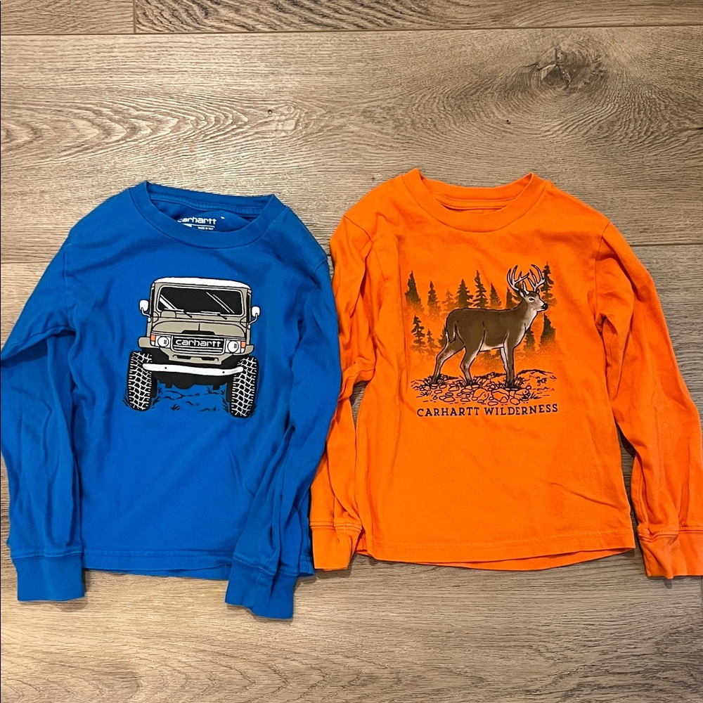 Carhartt long sleeve shirts- 3T